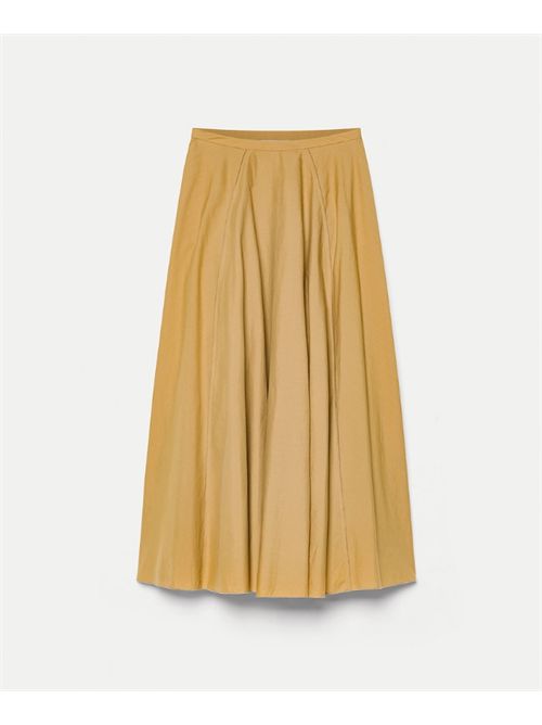 POPLIN SKIRT FORTE_FORTE | 14610_my skirtF49A.0021 ambra